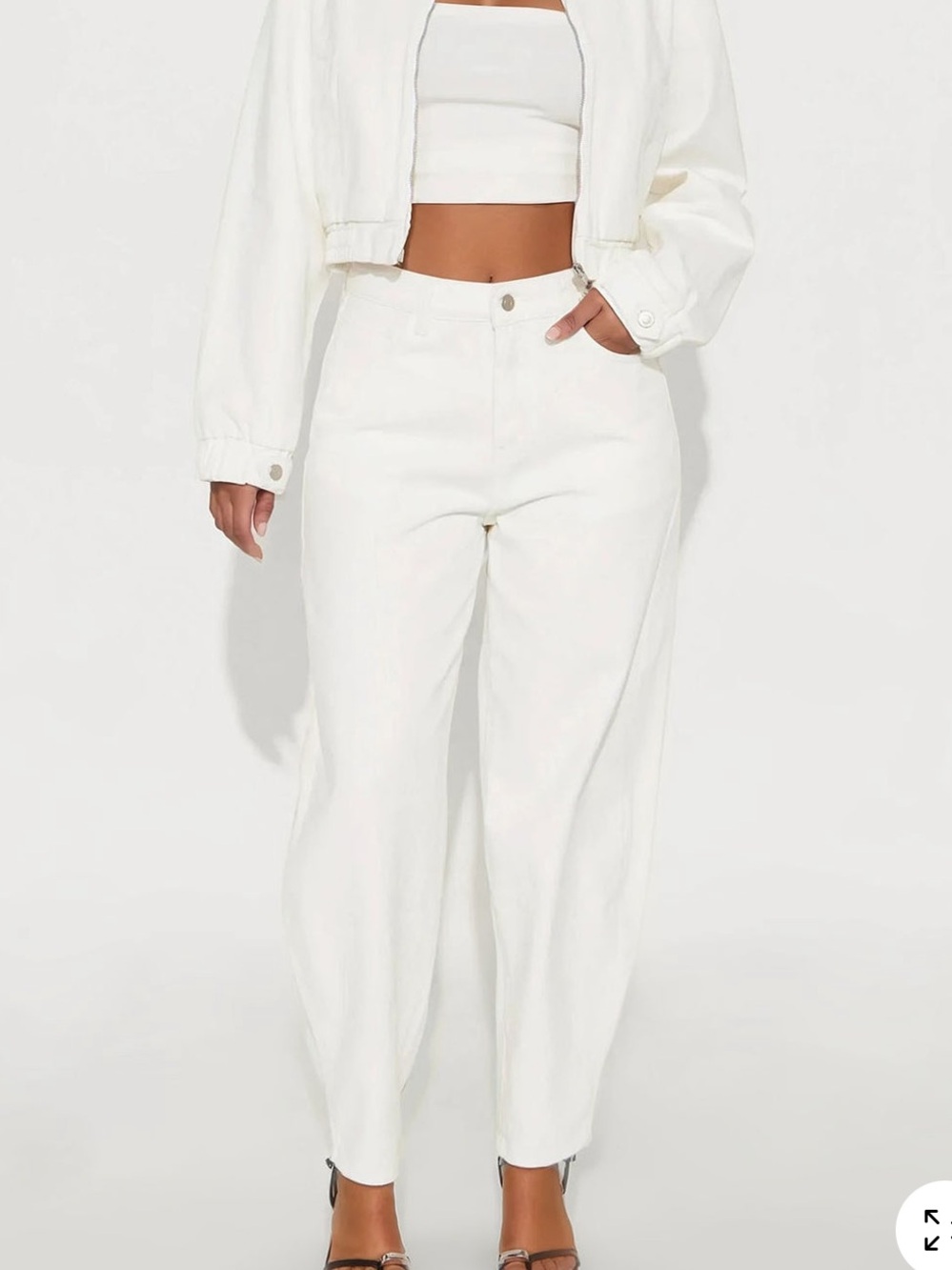 FashionNova Twill Barrel Pants